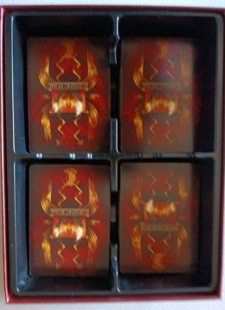 Burning Rome: Rome's Nightmare - Card Game - VG+ complete
