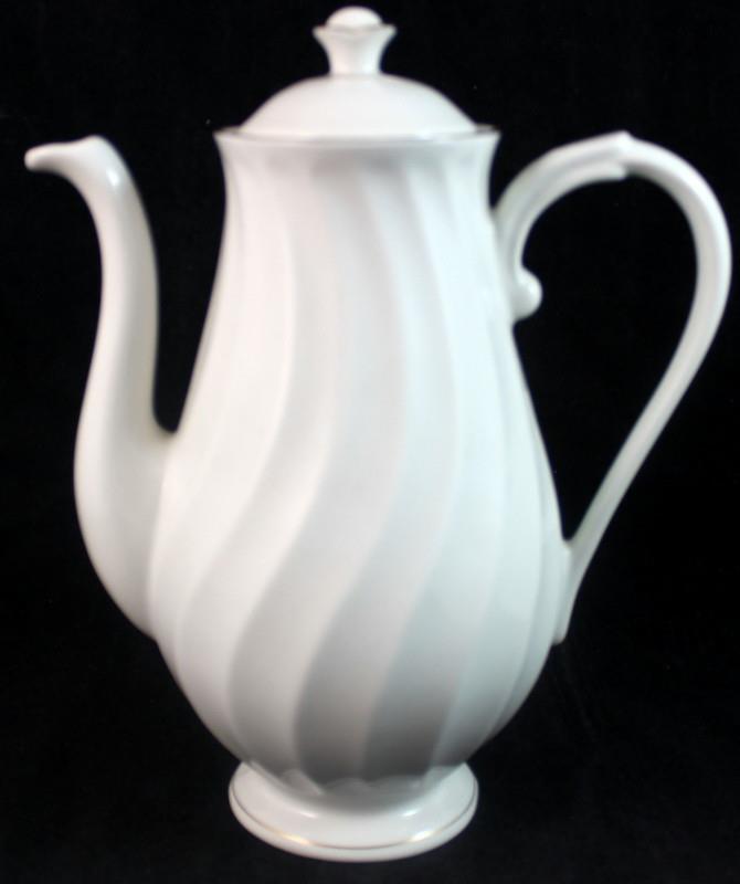 Syracuse Debonair Coffee Pot with Lid Silhouette Shape