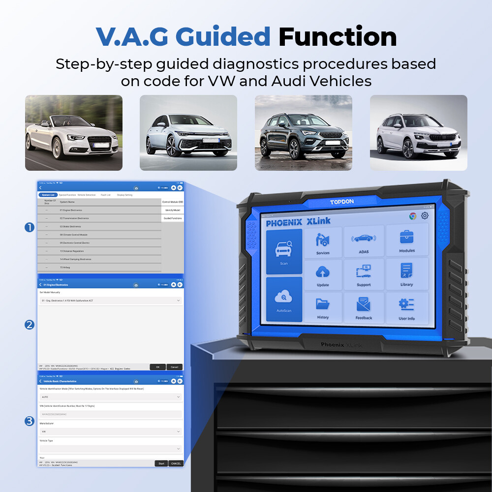 TOPDON Phoenix Xlink Cloud-Based Programming & Coding Tool Diagnostic Scanner