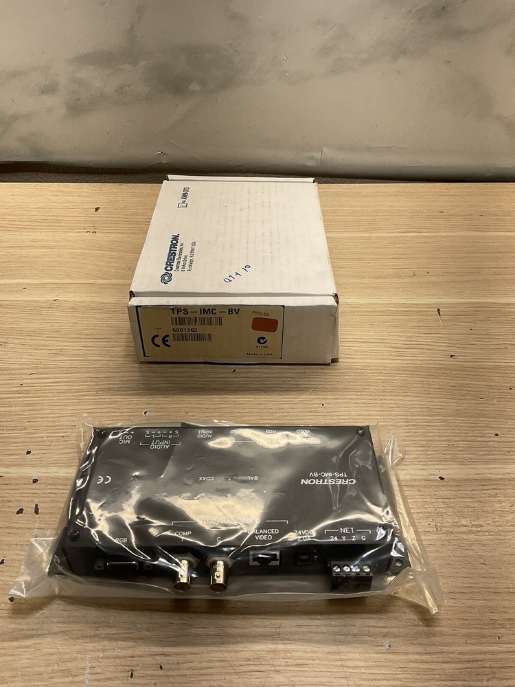Crestron TPS-IMC-BV Balanced Interface/NEW SEALED PACKG/JUA1720
