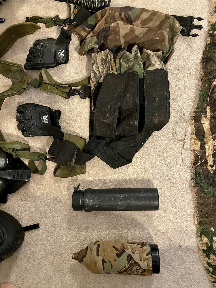 Tippmann A5 Custom Paintball Gun + GEAR