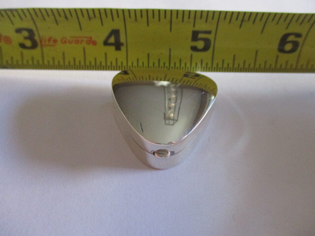 Sterling silver Tri Angle shape pill box Smooth style gorgeous new design