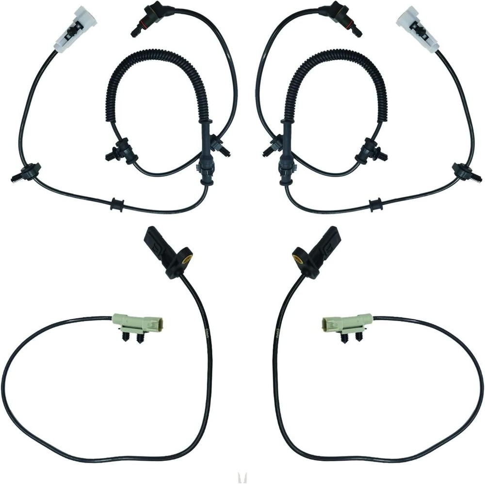 ABS Wheel Speed Sensor Front Rear Left Right Replacement for Commander 2006-2...