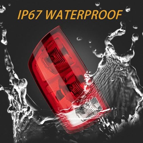 Tail Light Assembly Compatible with 1500 2003-2006 Dodge 2002-2006 Dodge Ram
