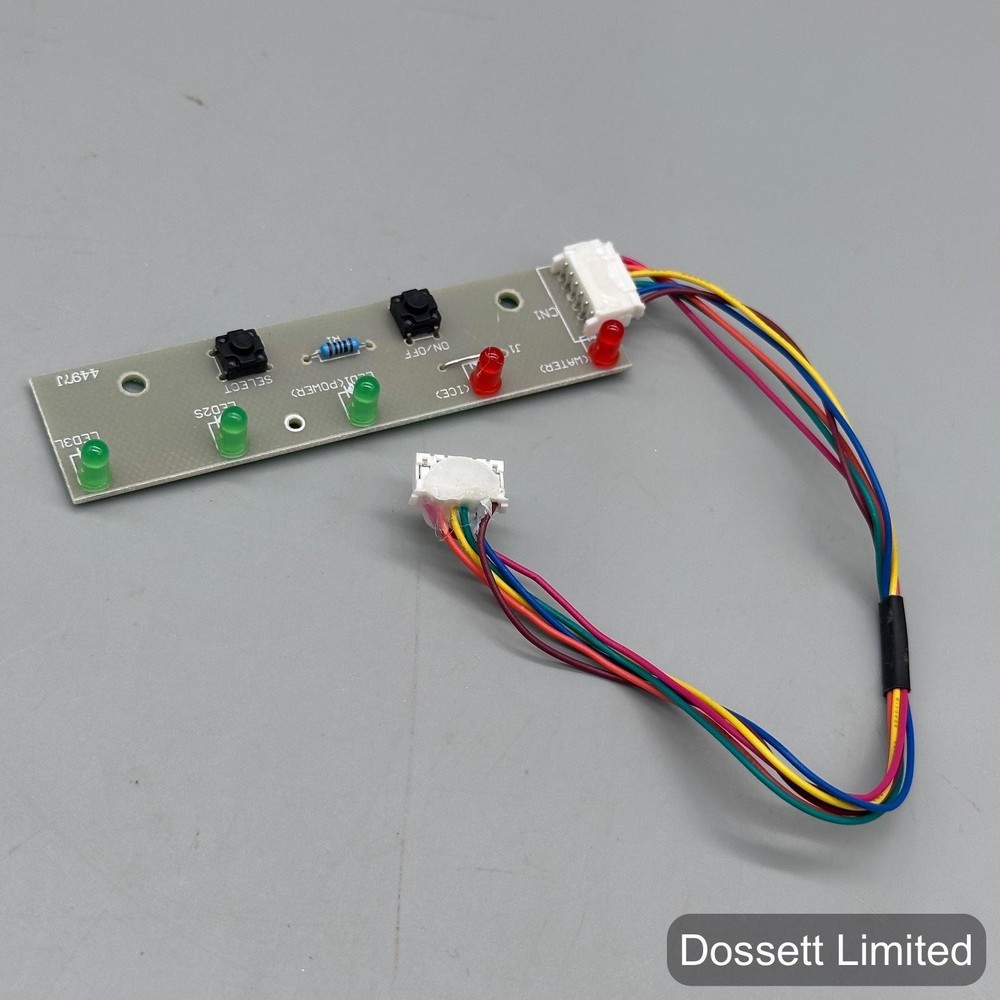Control Panel PCB Board LED Indicator Button Harness Fits Ice Water Dispenser