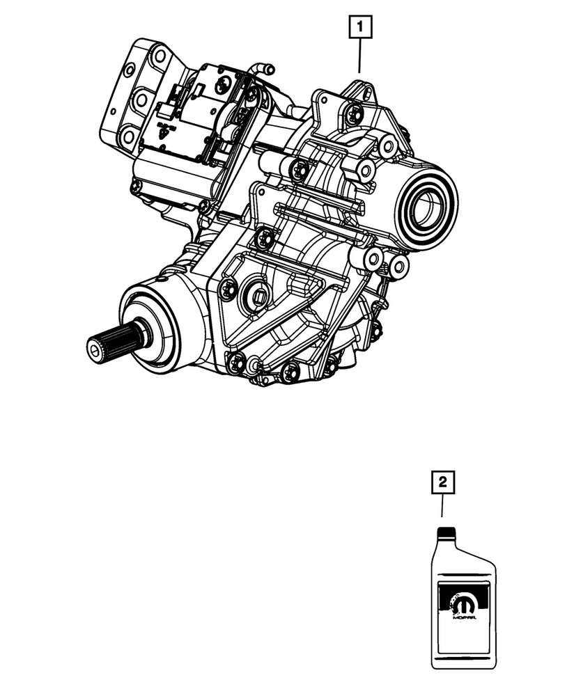 Genuine Mopar Power Transfer Unit 68262640AB