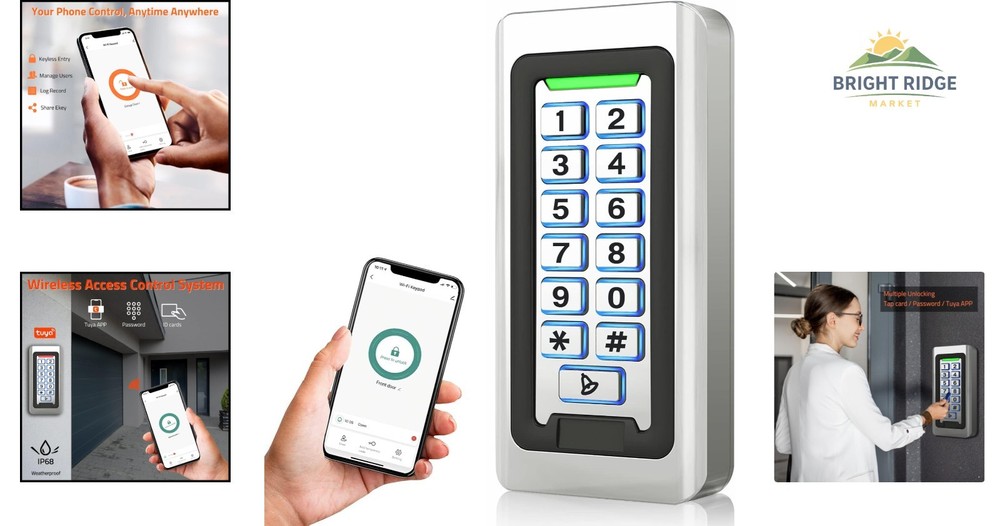 Robust Metal Access Control System with Remote Access and Anti-Prying Features