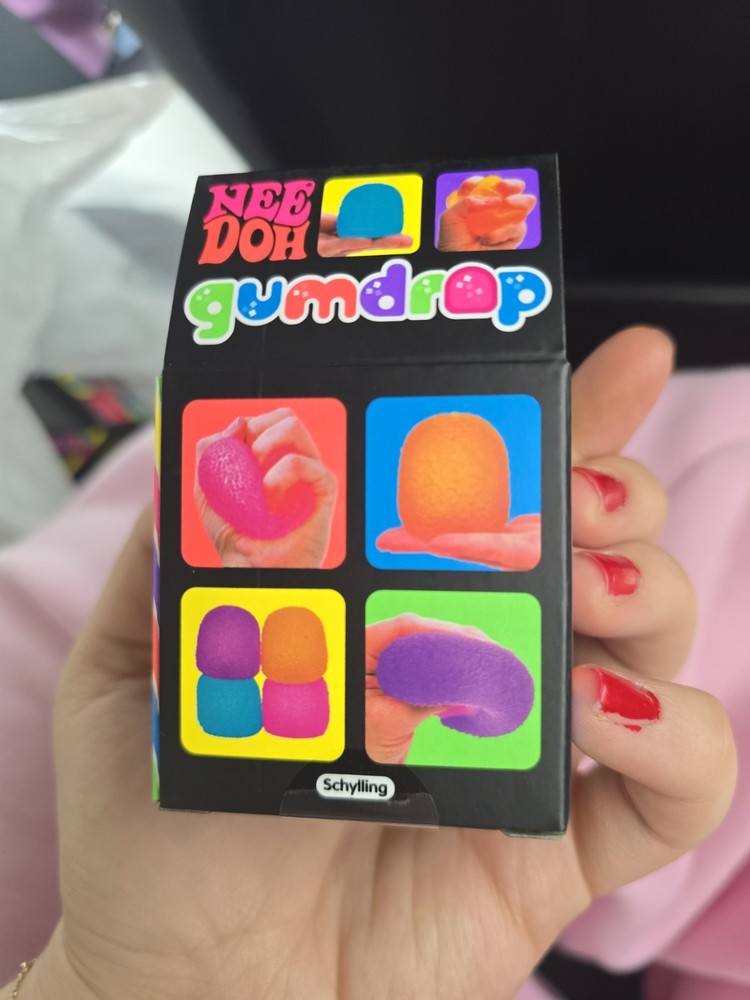 Nee Doh Gumdrop Super Solid Squish Needoh Gum Drop purple