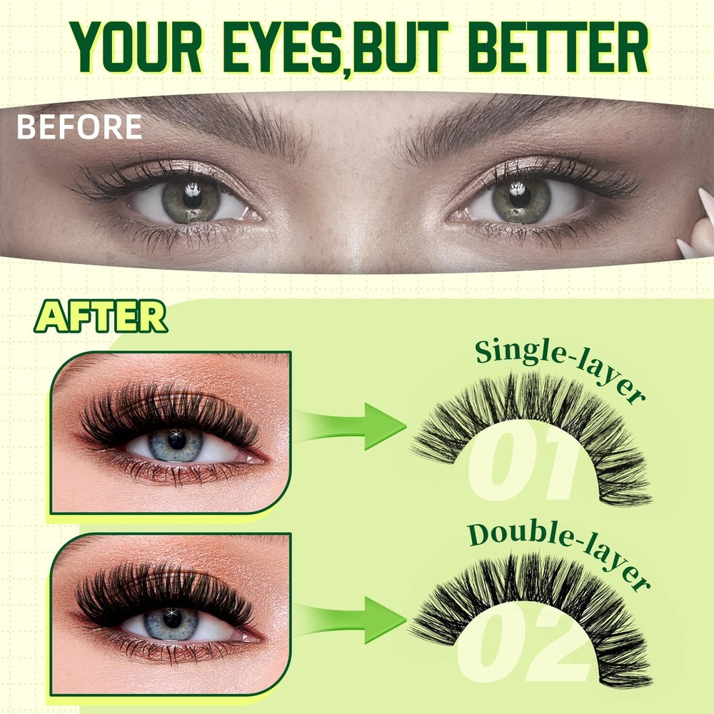 Lash Clusters Kit 144pcs Thick Volume D Curl Eyelash Clusters Lash Extension ...