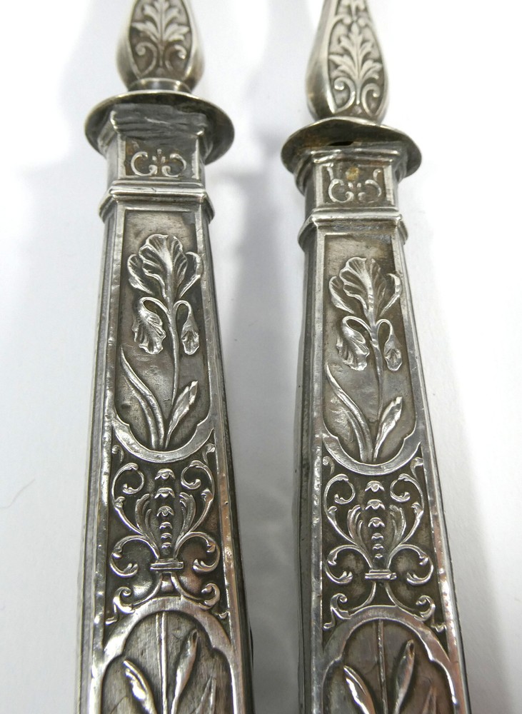 Silver Cutlery Salad Cutlery Circa 1850