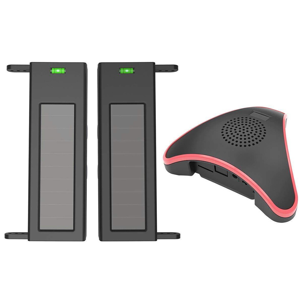 Weatherproof Solar Wireless Driveway Alarm Sensor Alert System Security Kit IP66
