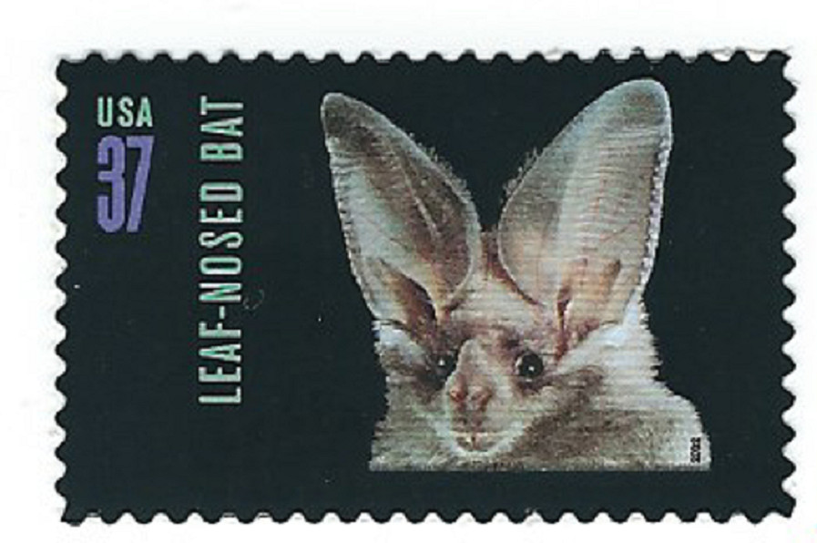 Scott  #3662...37 Cent...American Bats...Leaf-Nosed Bat...2 Stamps