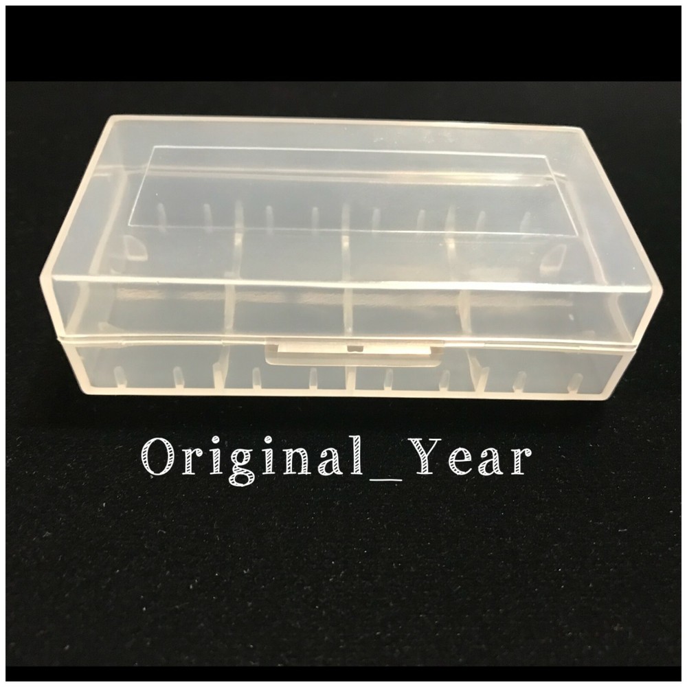 Clear Plastic Case Storage Box Organizer For 18650 Battery and small stuff