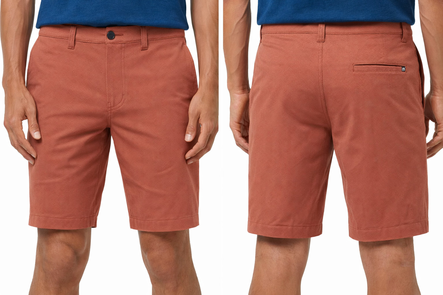 Travis Mathew Men's 9" Step Dance Golf Shorts Maple NEW $90