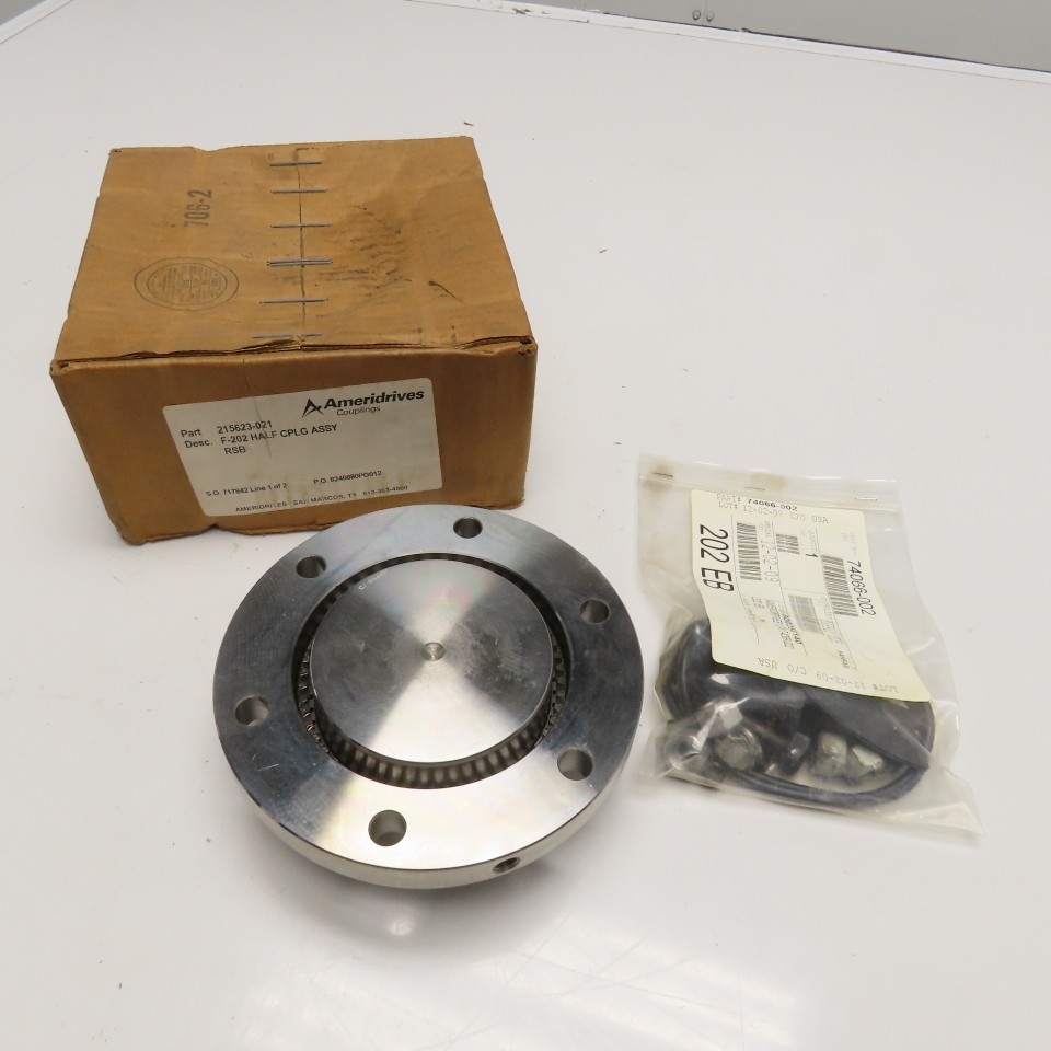 Ameridrives 215623-021 F-202 Half Coupling Assembly with Hardware