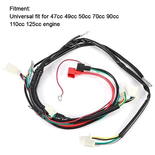 Engine Start Harness, Secure Universal Fit Wiring Loom PVC Electrical