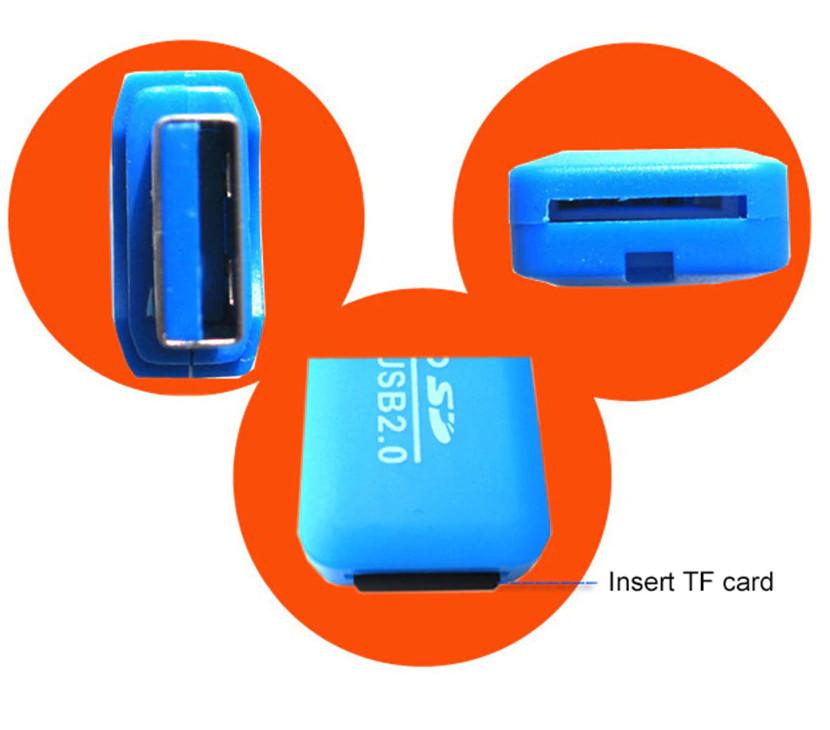 USB 2.0 ADAPTER MICROSD memory CARD READER TF FLASH MICRO SD SDHC -SDXC adapteur