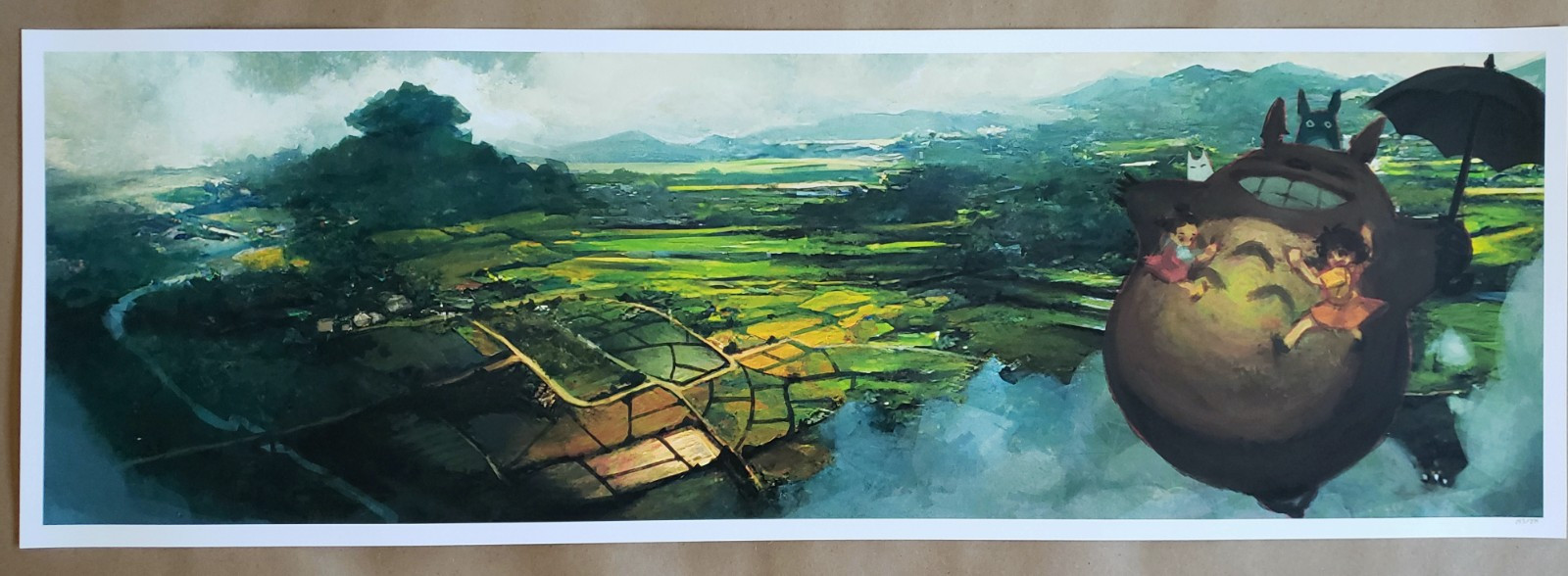 King of the Forest Print Genel Jumalon Bottleneck My Neighbor Totoro Poster BNG