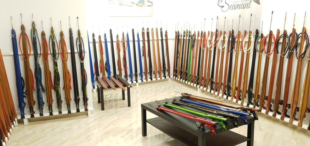 Wood Speargun Openhead 105 hydropaint