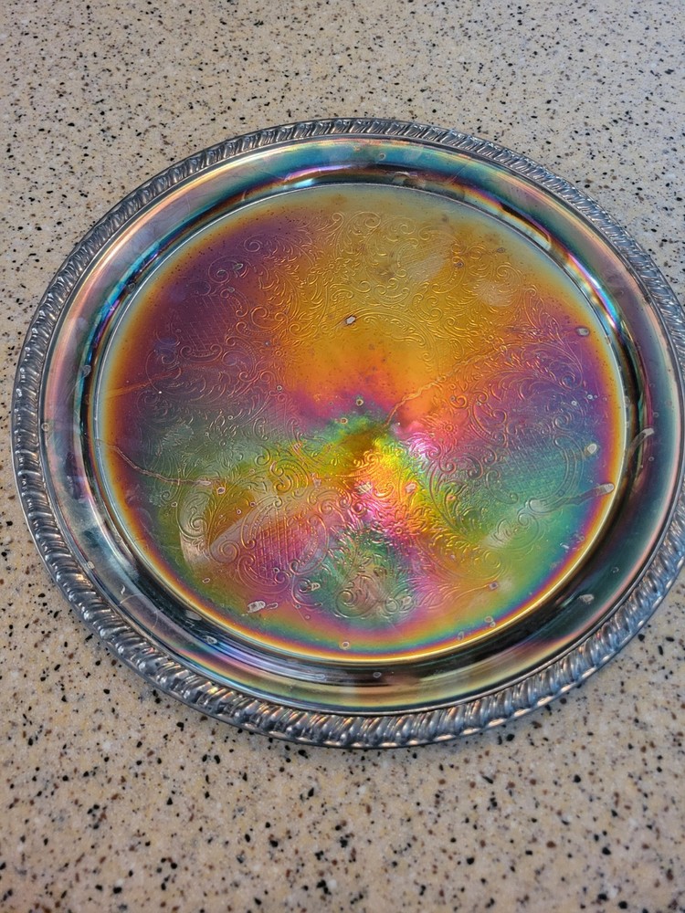 Leonard Silverplate Antique Ornate Plate