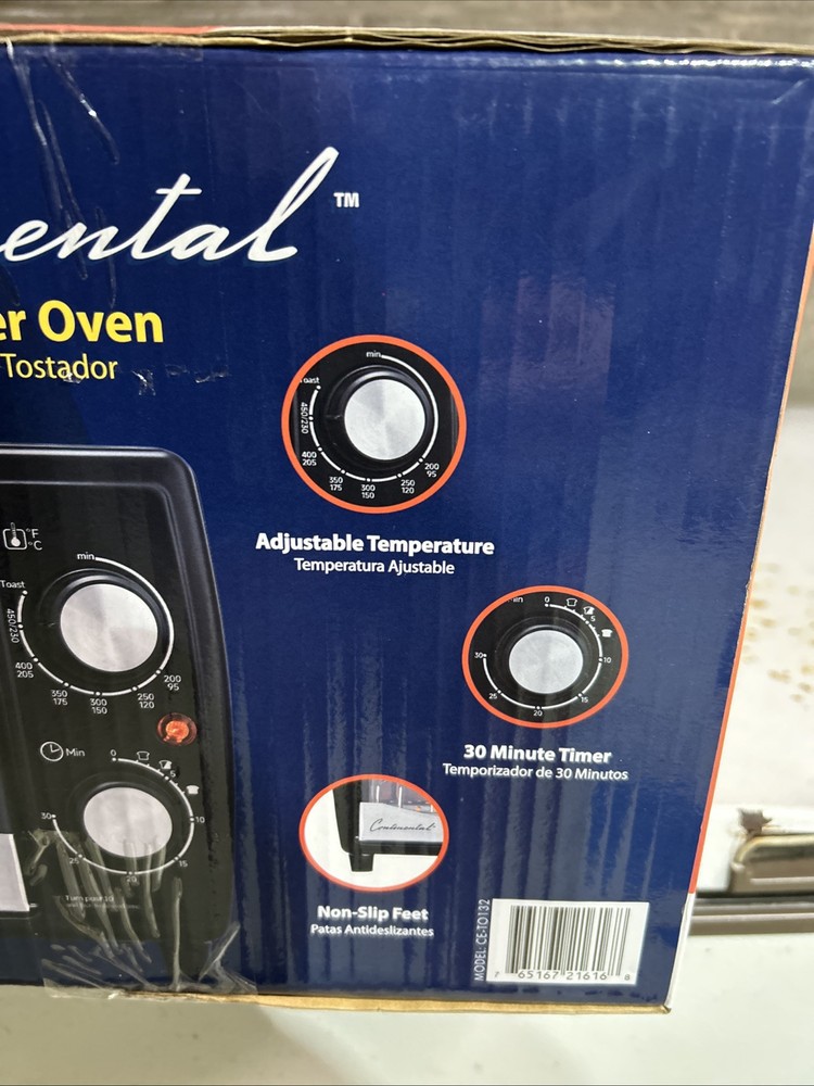 Continental Toaster oven NEW