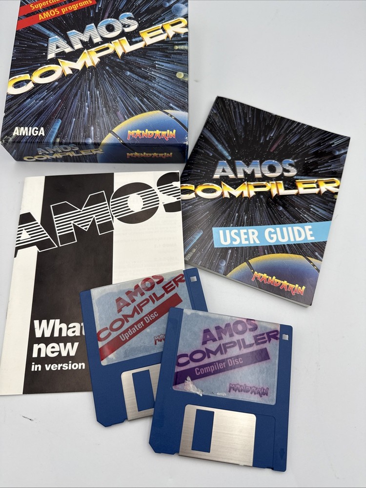 Mandarin AMOS Compiler Commodore Amiga Software, Complete