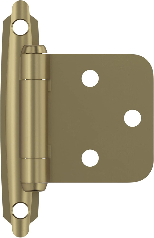 BPR3429BBZ | Cabinet Hinge | Variable Overlay Self Closing Face Mount | Golden C