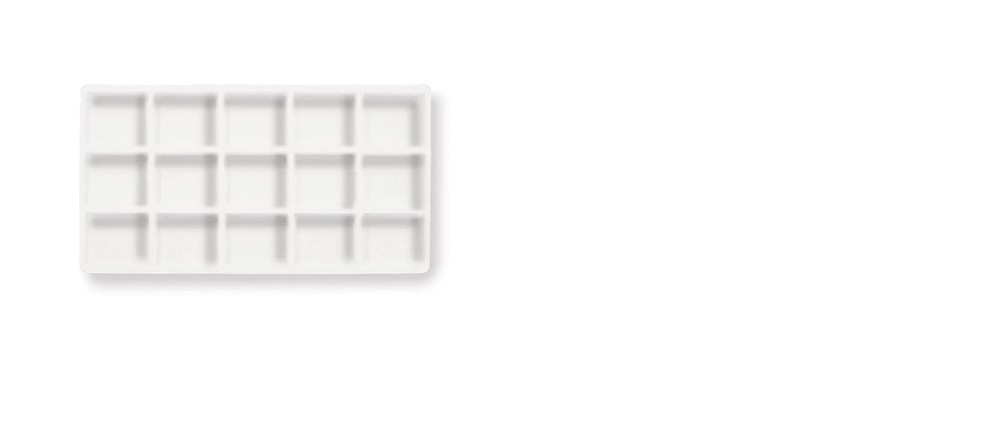 5 White 15 Compartment Display Tray Inserts