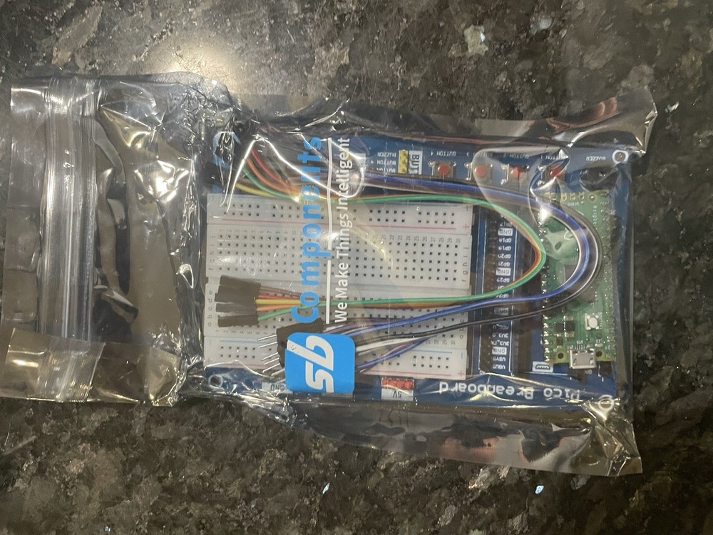 sb Raspberry Pi Pico 2 with Raspberry Pi Pico Breadboard Kit for Projects