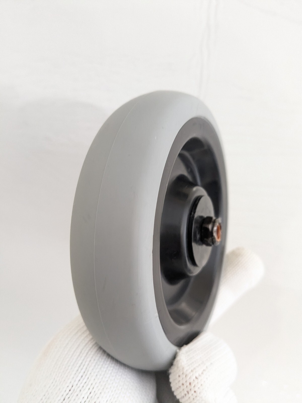 Set of 4 wheels | 5" Diameter wheels for Shopping Cart | Nuts and Bolts included