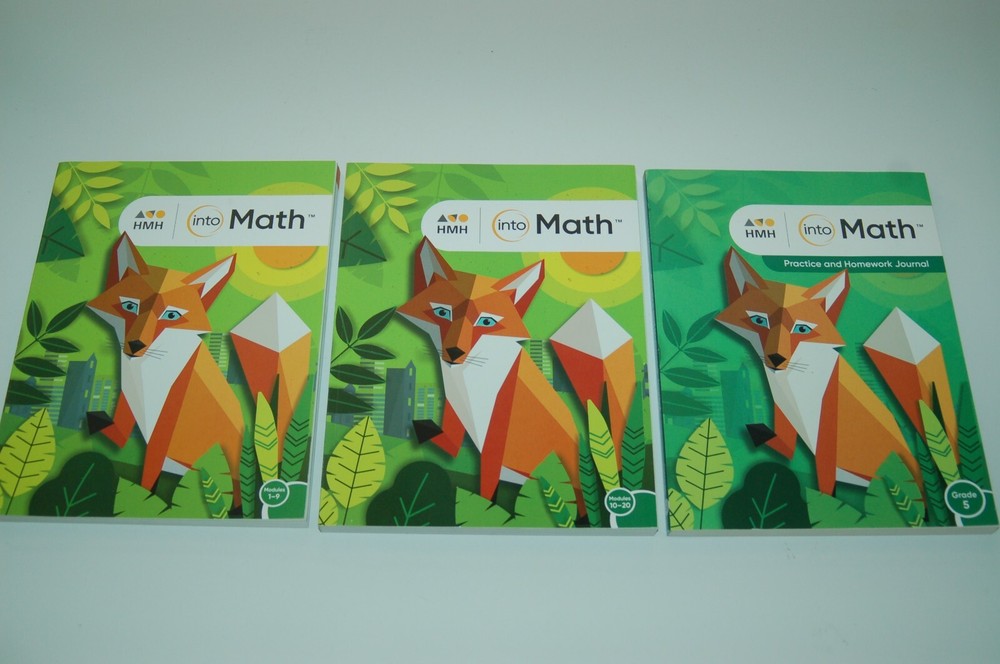 New!! - HMH into Math - Full Set Grade 5 Student Modules 1-20 & Practice Journal