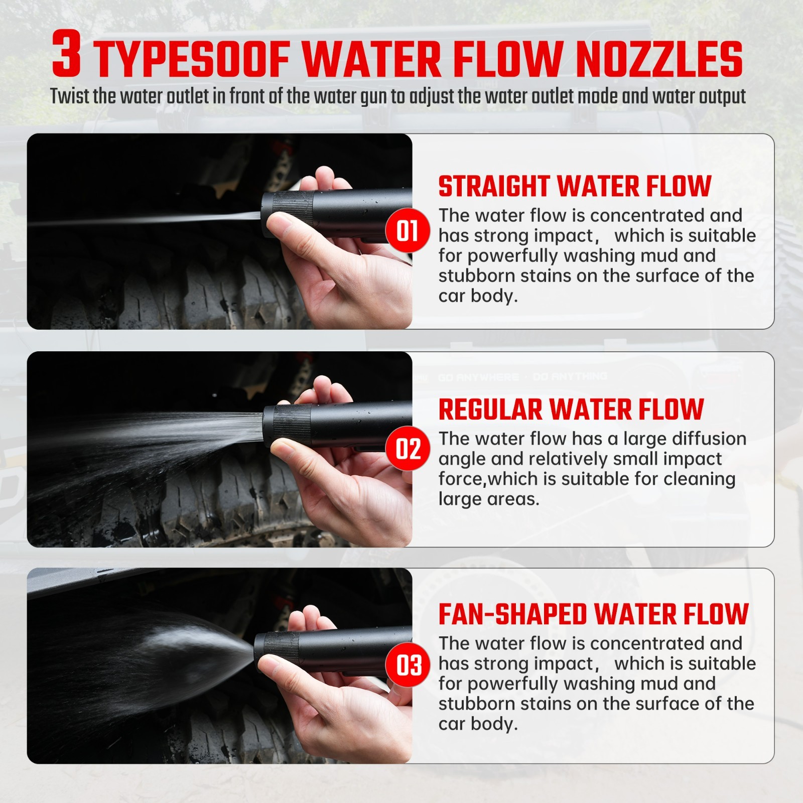 Outdoor supplies water storage tank camping bathing car roof water tank