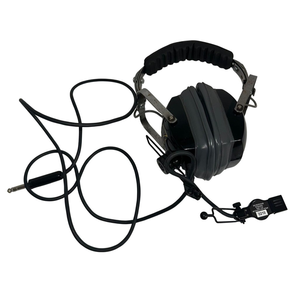 RAD Electronics Noise-Cancelling Aviation Headset With Microphone & 1/4" Plug