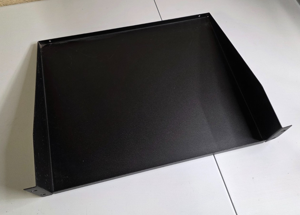 19" Network Rack Cat5 48 Port Patch Panel, (3) Shelves, Cable Holder