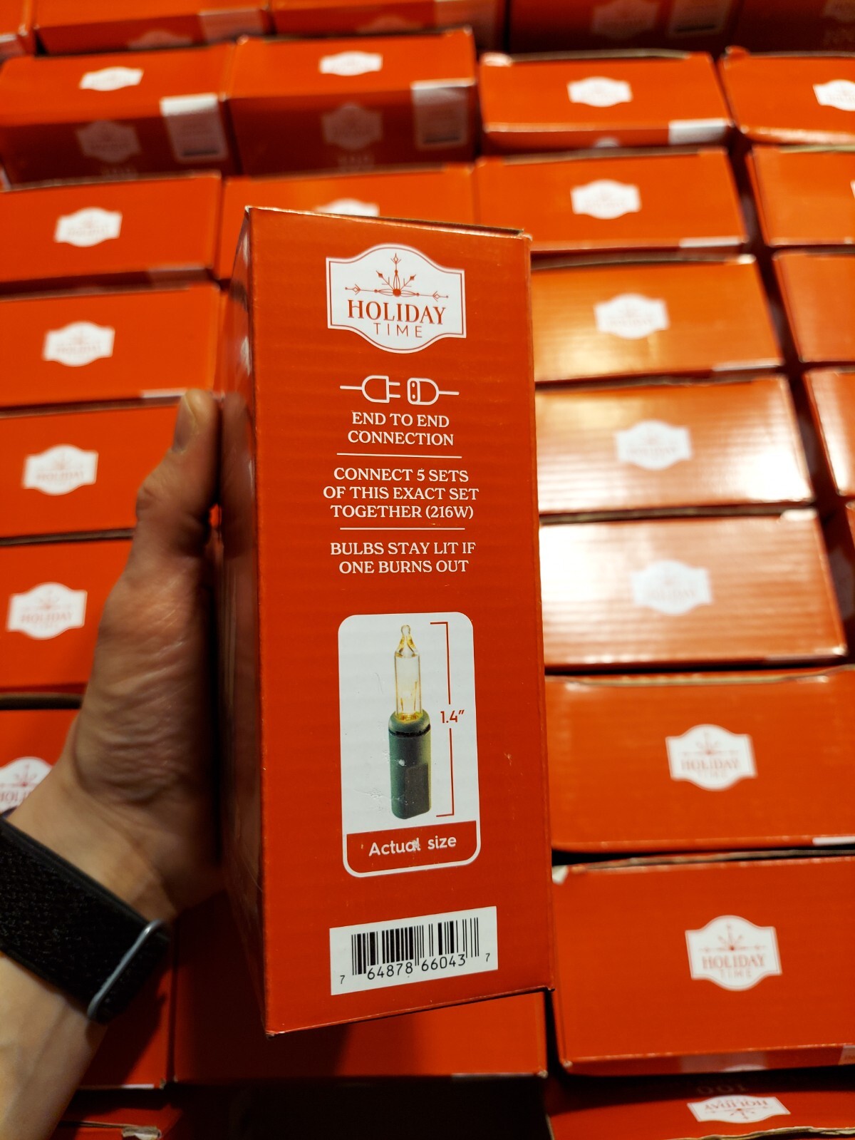 Holiday Time 100 Clear Mini lncandescent Christmas Tree Lights Indoor Outdoor