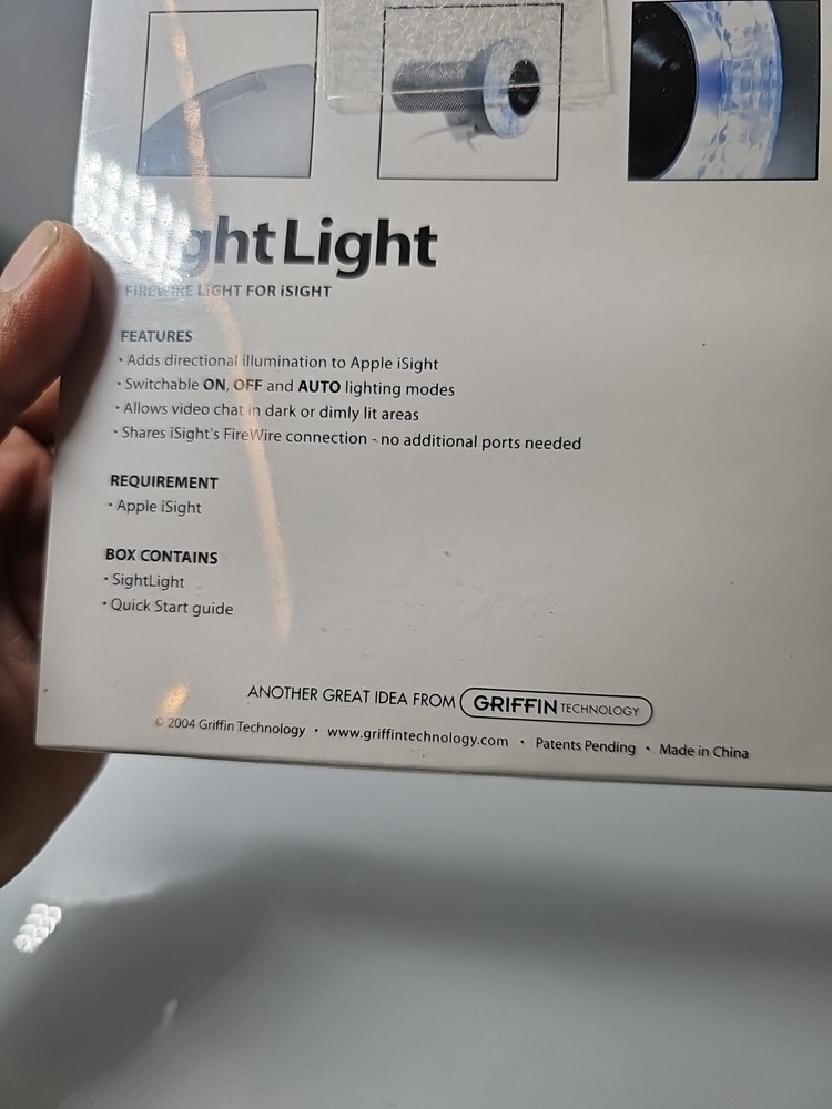 Griffin Technology SightLight Firewire Light For iSIGHT Camera Mac