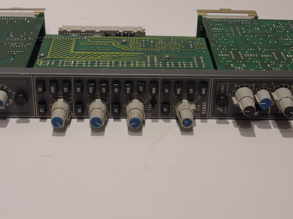 Mitsubishi Westar Quad Eight Diff Mic Pre Parametric EQ Channel Strip Untested