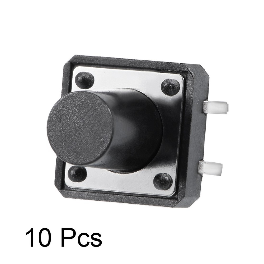 10Pcs 12x12x12mm 4 Pin Panel Mini PCB Momentary Tact Push Button Switch DIP