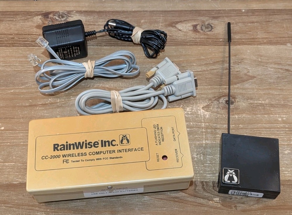 RainWise CC-2000 Interface & MK3RX-418 Receiver Bundle | 418MHz Weather Data