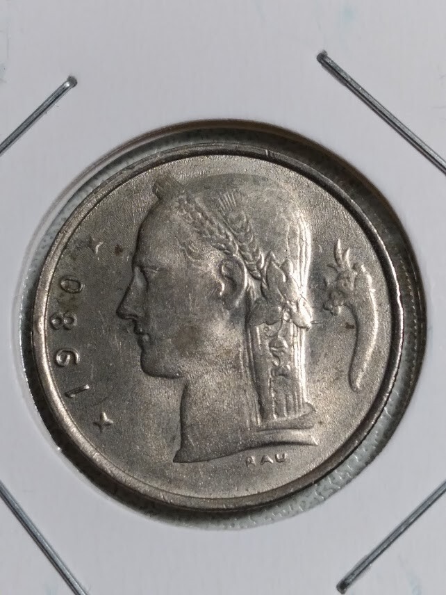 1980 Belgium 1 Franc