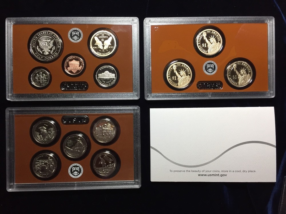 2016 US Mint Proof Set 13 Piece Clad Set COA OGP
