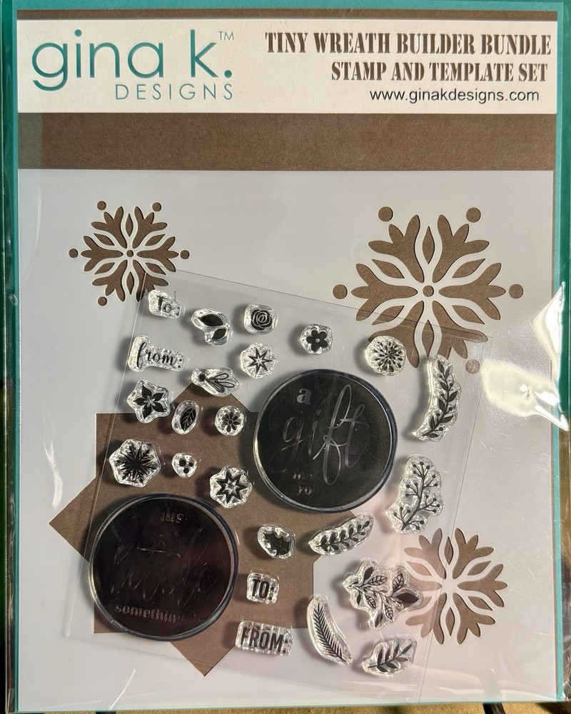 Gina K Designs - Tiny Wreath Builder - Christmas