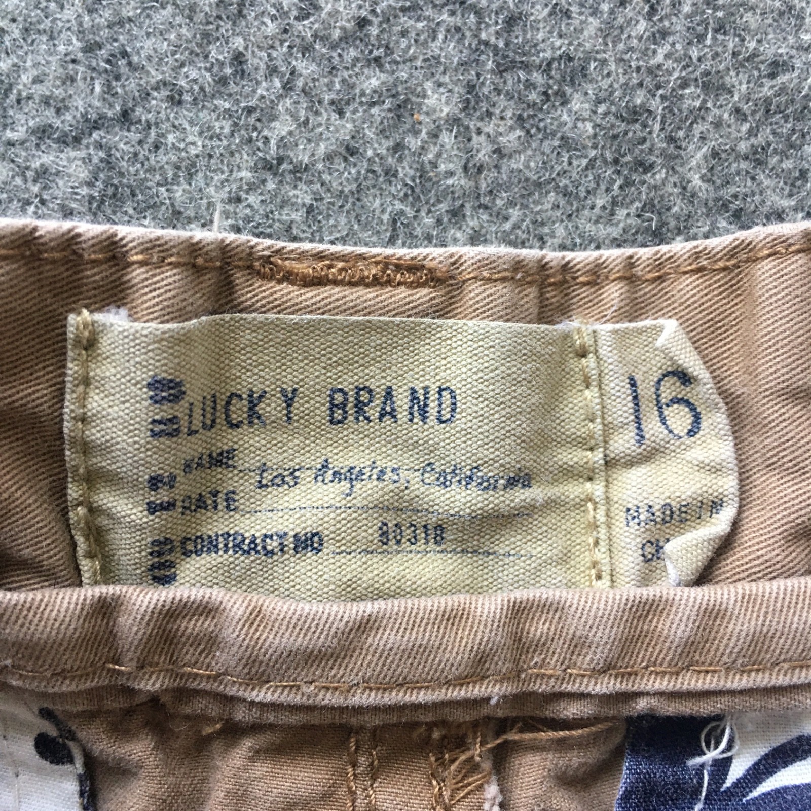 Boy Size 16 Clothing Lot 3x Shorts Summer Khaki Plaid Cargo Outdoor Preppy