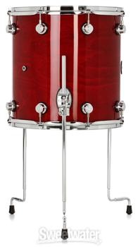 DW Performance Series Floor Tom - 14" x 14" Cherry Stain Lacquer