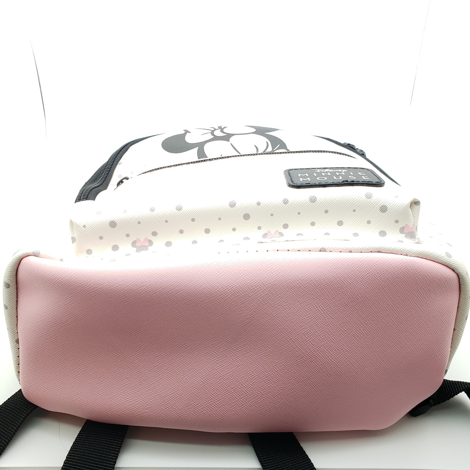Disney - Minnie Mouse Mini Backpack Pink & White (NWT) Minnie House, Bioworld