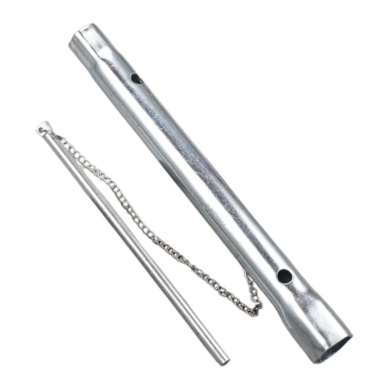Socket Wrench Tool With Extra Holes For Narrow Engine Space