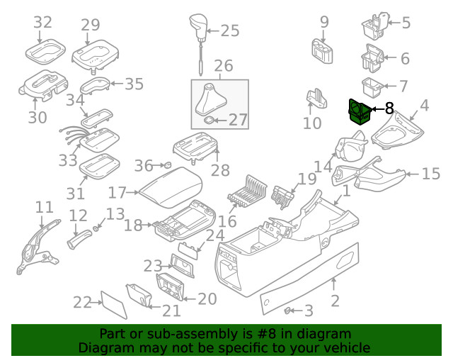 Genuine Volvo Box 9164216