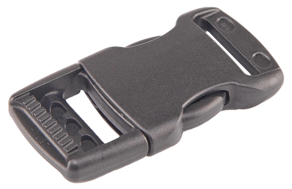 100 - 1 Inch YKK Flat Side Release Plastic Buckles