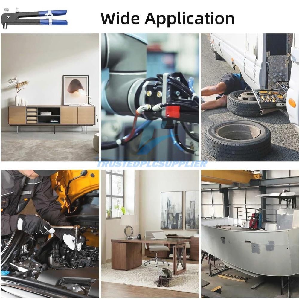 86Pcs Heavy Blind Rivet Nut Tool Kit Hand Riveter Wrench Threaded Insert Rivnut