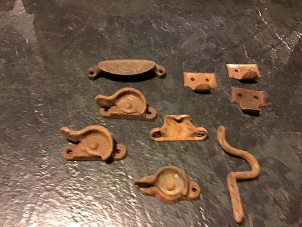 Vintage House Window Lock Hardware not complete sets